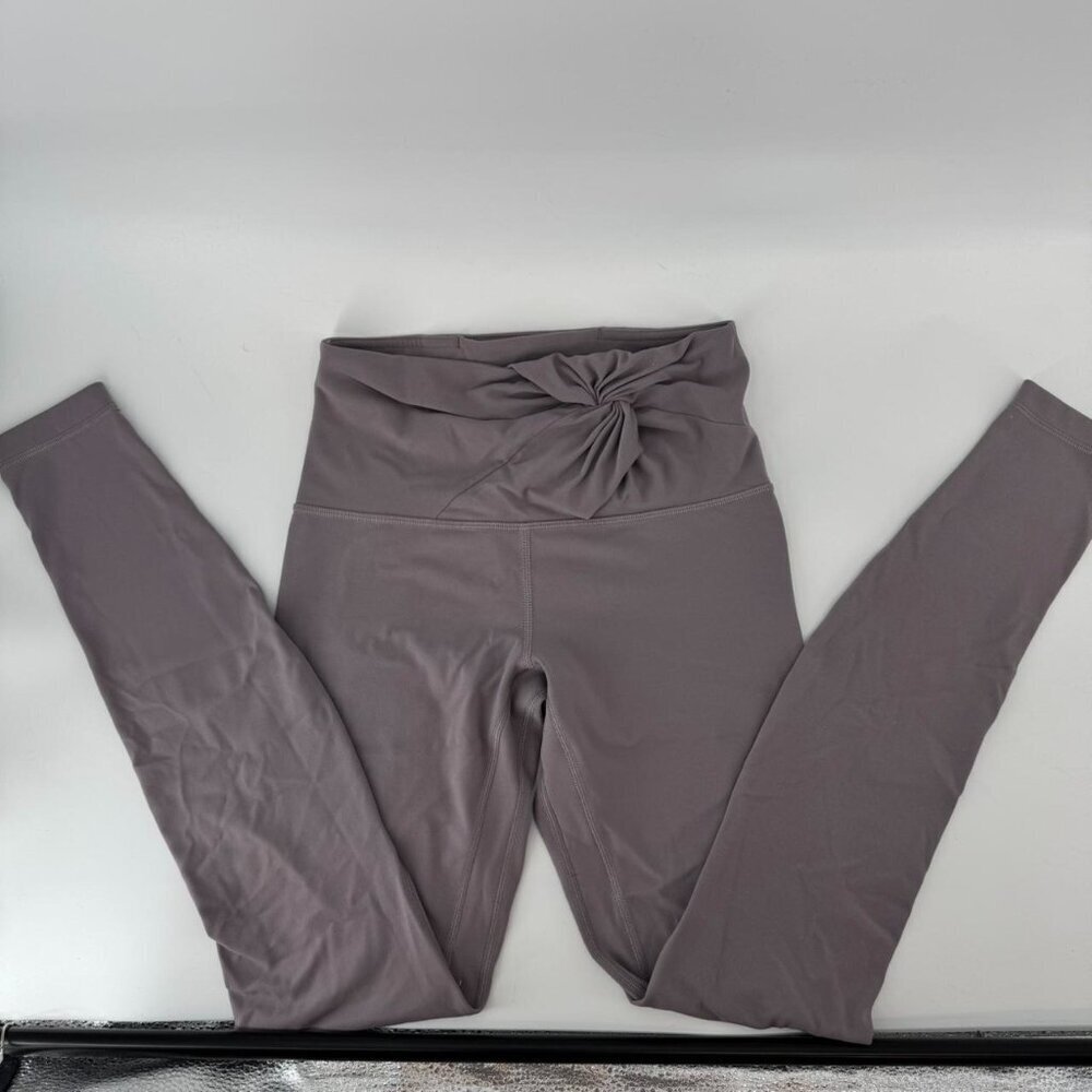 Lululemon Align Twist Front High Rise Yoga Pants Size 4 Purple Mauve Leggings